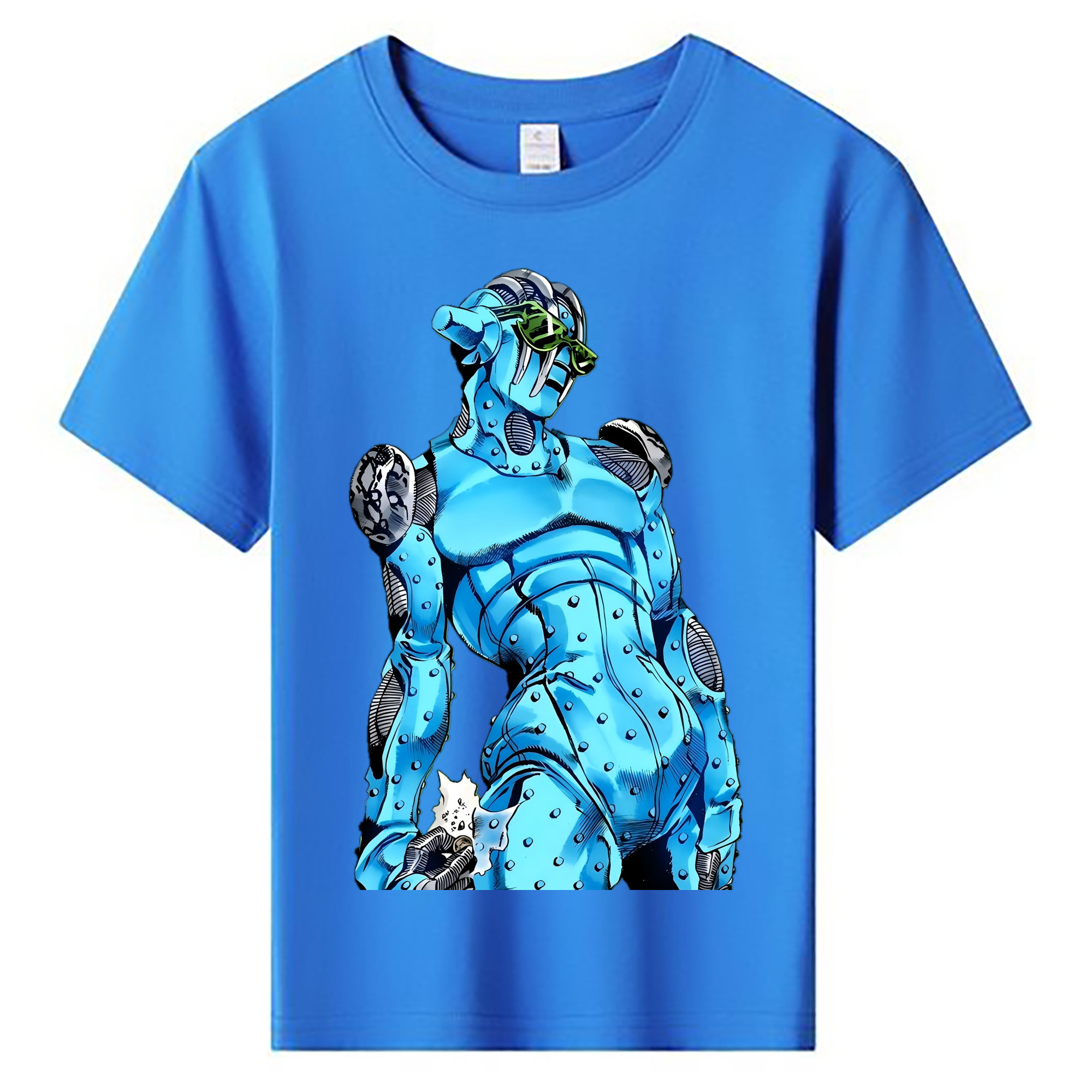 （画像用） ジョジョの奇妙な冒険 JoJo's Bizarre Adventure 綿100％キッズTシャツ（フロントプリント）